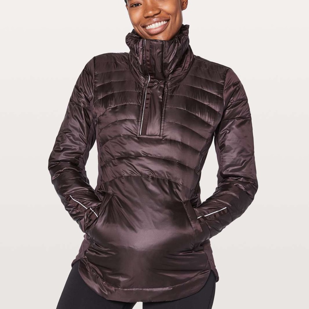 Lululemon Down for a Run Size 6 Black Cherry